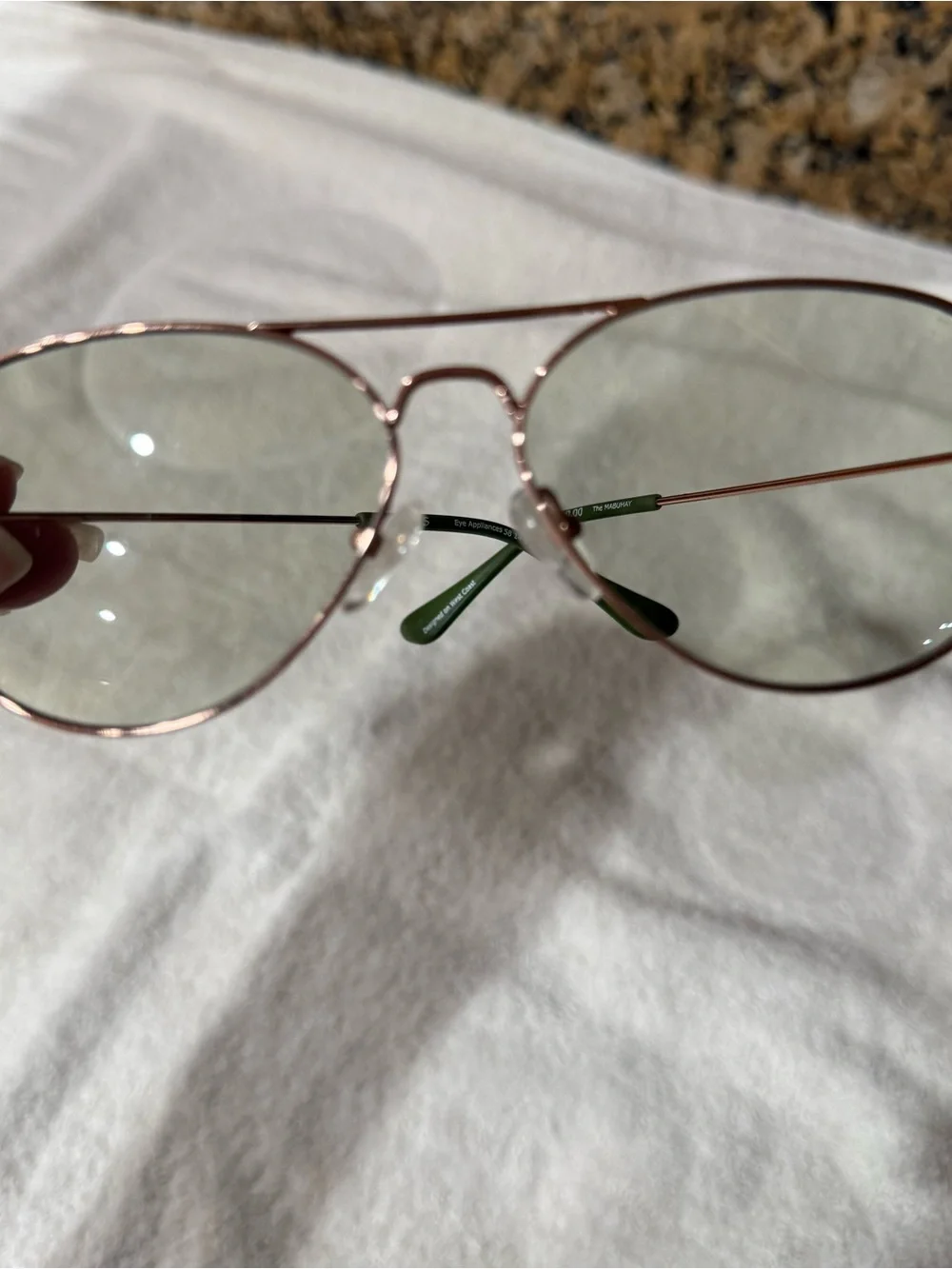 CADDIS EYE 🤓 GLASSES 0.0 rose gold progressive Aviator Mabuhay